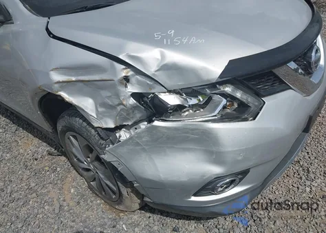 2015 Nissan Rogue Sl z USA, uszkodzony, nr VIN 5N1AT2MV5FC865028